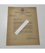 International Association of Machinists letter 1935 Signed C. W. Gibbs - $31.93