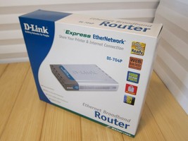 New D-Link DI-704P Ethernet Broadband Router 4-Port Switch - $28.04