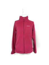 Columbia Womens Large Pink Fleece Coat Jacket - £14.48 GBP