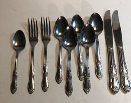 Oneida Ltd Stainless Fenway Wm A Rogers Flatware Mixed Lot 10 - $18.65