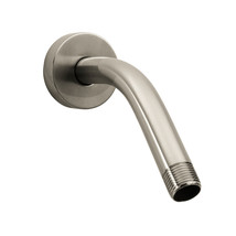 Helvex Shower Arm and Round Flange Satin Nickel Finish, Solid Brass UTR-... - £10.16 GBP