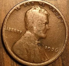 1926 Usa Lincoln Wheat Small Cent Penny - £2.26 GBP