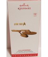 2016 USS Enterprise Star Trek &quot;Pilot Version&quot; 50th Hallmark Keepsake QXI... - £63.26 GBP