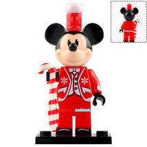 Christmas Mickey Mickey Mouse Custom Printed Lego Compatible Minifigure Bricks - £2.39 GBP