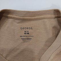 George Crewneck SPINNER BAIT SHOP Men's Beige Cotton Graphic T-Shirt XL (46-48) image 4