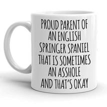 Proud Parent of An English Springer Spaniel Gift Mug for Women and Men, Funny En - £11.95 GBP