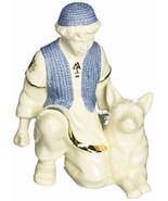 Lenox First Blessing Nativity Shepherd Boy Figurine With Sheep Dog 85374... - £57.40 GBP