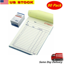 80 Pack - Sales Book Order Receipt Invoice Carbonless Copy 50 Sets 3.5&quot; ... - $65.33