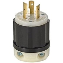 Leviton Locking Plug Nylon Indust. 20 Amp 3 Pole, 3 W Nema L 10 - 20 Pol... - $23.79