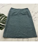 Brooks Brothers Womens Pencil Skirt Size 10 Blue Tweed Wool Silk Blend A... - $28.70