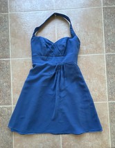 Alfred Angelo indigo Halter Mini Dress Size 0 - £38.32 GBP
