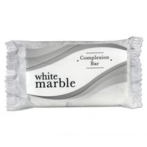 White Marble Dial Individually Wrapped Basics Bar Soap .75 oz Bar - Pack of 100  - £20.80 GBP