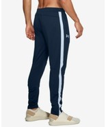 Under Armour Men&#39;s Sportstyle Pique Tapered Track Pants in Academy/White... - £31.43 GBP