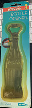 Coke Coca Cola Bottle Shaped Opener Zinc Plated Metal 1995 Barware Soda ... - £15.47 GBP