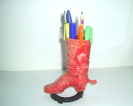 Vintage pen/pencils holder Decor Organizer on the desktop. Vintage. USSR mid 80s - £13.34 GBP