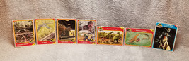 1993 Jurassic Park Authentic Movie Collector Cards #4, 7, 8, 16, 29, 30 &amp; 36 - £39.30 GBP