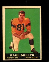 1961 Topps #137 Paul Miller Ex Texans *X98389 - $5.39