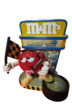 M&amp;Ms Racing Team Candy Dispenser Nascar Racing Red M&amp;M Plastic 9.5&quot;T Collectible - £17.40 GBP