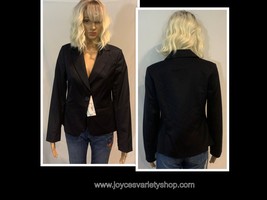 Executive Apparel Career Jacket Womens Sz 2 Navy Blue Blazer Machine Was... - £11.84 GBP