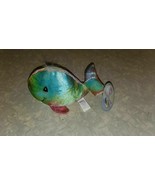 1998 Precious Moments TENDER TAILS PLUSH TIE DYE COLORFUL WHALE - $9.49