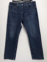 Levi&#39;s 505 Regular Fit Straight Leg Men&#39;s Stretch Jeans Blue, Size 36 X 30 EUC - £21.75 GBP
