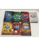 The 39 clues hardcover book lot books 1 - 5 with  extra card packs for books - $59.40