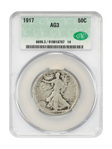 1917 50C CACG AG3 - $40.74
