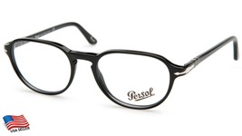 New Persol 3053-V 95 Black Eyeglasses Glasses Frame 52-19-145mm Italy - £113.31 GBP