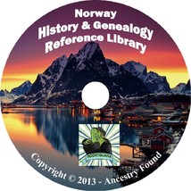 34 old books NORWAY Norwegian History &amp; Genealogy Family Tree - £5.31 GBP
