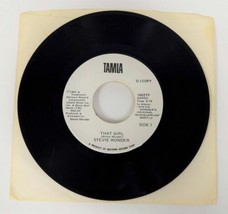 Stevie Wonder That Girl 7&#39; Single 45 Rpm Tamla Records 1602TF Dj Copy Motown - £10.02 GBP