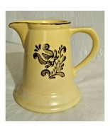 Pfaltzgraff Village Small Creamer Pitcher Brown Tan Vintage Pottery - $6.88