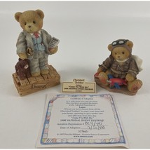 Cherished Teddies Lot Mayor Wilson T. Beary Lance Come Fly With Me Pilot 1990’s - £19.40 GBP