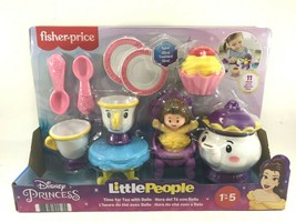 Fisher-Price Little People Disney Princess Time for Tea with Belle Beaut... - £30.48 GBP
