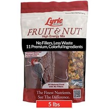 Lyric Fruit and Nut Wild Bird Seed, High Energy Wild Bird Food Mix, 5 lb... - £23.63 GBP