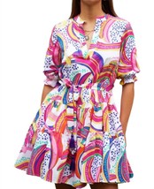 Paolita long sleeve ruffle dress in Bora Bora - size L - $218.79