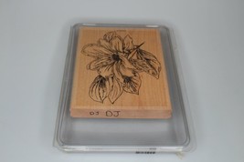 Stampin Up Rubber Stamp Set FROM THE GARDEN MAGNOLIA,Background,Flower,L... - $10.88