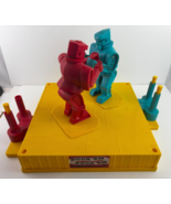 Vintage 1960s Marx Rockem Sockem Robot Boxing Ring Works - Missing Button - $83.12 CAD