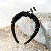 LELE SADOUGHI Jet Dot Velvet Kelly Headband BRAND NEW WITH TAGS MRSP $85 - $64.34