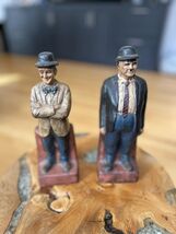 Vintage Ceramichrome Inc. Figurines - Laurel and Hardy - $84.15