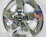 ONE 2008-2012 Chevrolet Malibu LT # 3277 17&quot; Chrome Hubcap Wheel Cover 0... - £39.90 GBP