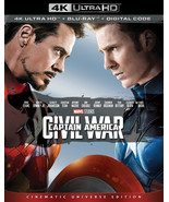 CAPTAIN AMERICA CIVIL WAR (4K UHD &amp; Blu-ray) U.S. Brand New! SEALED! Chr... - $28.95