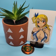 Fairy Tail - Lucy Heartfilia (Undressing) - Waterproof Anime Sticker / Decal - £4.78 GBP