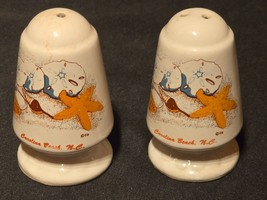 Vintage Carolina Beach, NC Salt &amp; Pepper Shaker Set - Nautical Ocean Sea... - £5.34 GBP