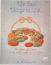June Grigg Designs The Best Things in Life counted cross stitch book 15 - $6.00