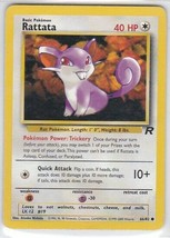 M) Pokemon Nintendo GAMEFREAK Collector Trading Card Rattata 66/82 40HP - $2.70 CAD