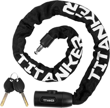 Bike Chain Locks, Bike Locks Heavy Duty Anti-Theft Bicycle Chain Lock with Keys  - £20.87 GBP