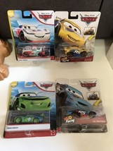 Disney Cars Paul Conrev, Cruz Ramirez, Cal Weathers, Noah Gocek lot 4 NEW - £19.69 GBP