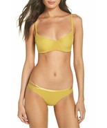 FREE PEOPLE Zoey Underwire Bra Yellow Marsh Size 32A $48 - NWT - £7.06 GBP
