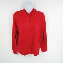 True Craft Berry Red Long Sleeve Hooded Sweater XS - £15.50 GBP