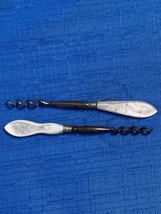 Late Victorian Mother Of Pearl Handle Mini Cork Screws - £19.55 GBP
